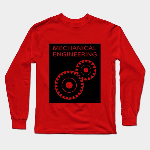 mechanical engineering, mechanic engineer design Long Sleeve T-Shirt by PrisDesign99